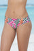 Geo Blossom Printed Thong Bikini Bottoms