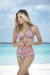 Miami Prints Push Up Triangle Bikini Top